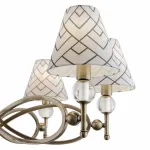 Подвесная люстра Lamp4You Modern 2 M2-07-SB-LMP-O-16 Цвет арматуры бронза Цвет плафонов черно-белый от ImperiumLoft