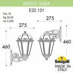 Светильник на штанге Fumagalli Bisso/Saba K22.131.000.AYF1RDN от ImperiumLoft