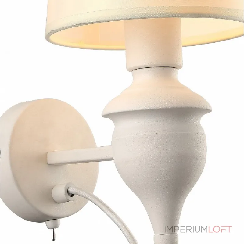 Бра Arte Lamp Sergio A3326AP-1WH Цвет арматуры белый Цвет плафонов белый
