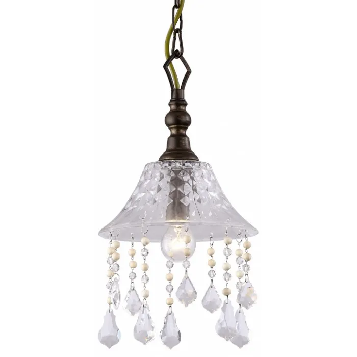Подвесной светильник Arte Lamp Bells A1791SP-1BG Цвет арматуры медь Цвет плафонов прозрачный от ImperiumLoft