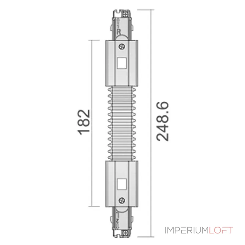 Соединитель гибкий для треков Deko-Light D Line 710040 Соединитель гибкий для треков Deko-Light D Line 710040