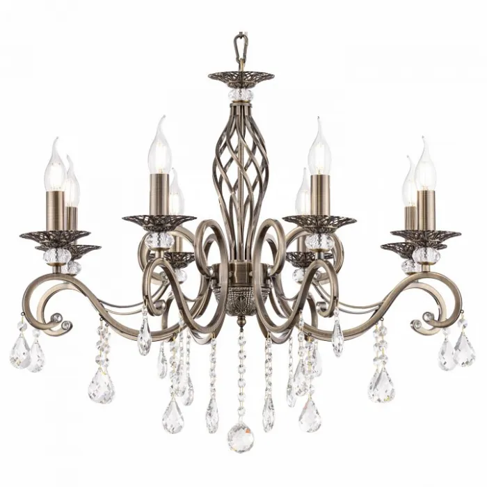Подвесная люстра Maytoni Grace RC247-PL-08-R Цвет арматуры бронза Цвет плафонов прозрачный от ImperiumLoft