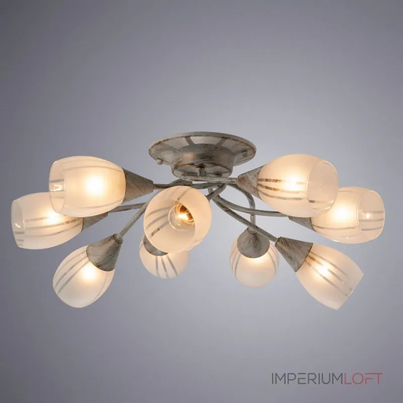 Потолочная люстра Arte Lamp Penny A2701PL-9WG Потолочная люстра Arte Lamp Penny A2701PL-9WG