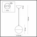 Подвесной светильник Odeon Light Pinga 4958/1 от ImperiumLoft