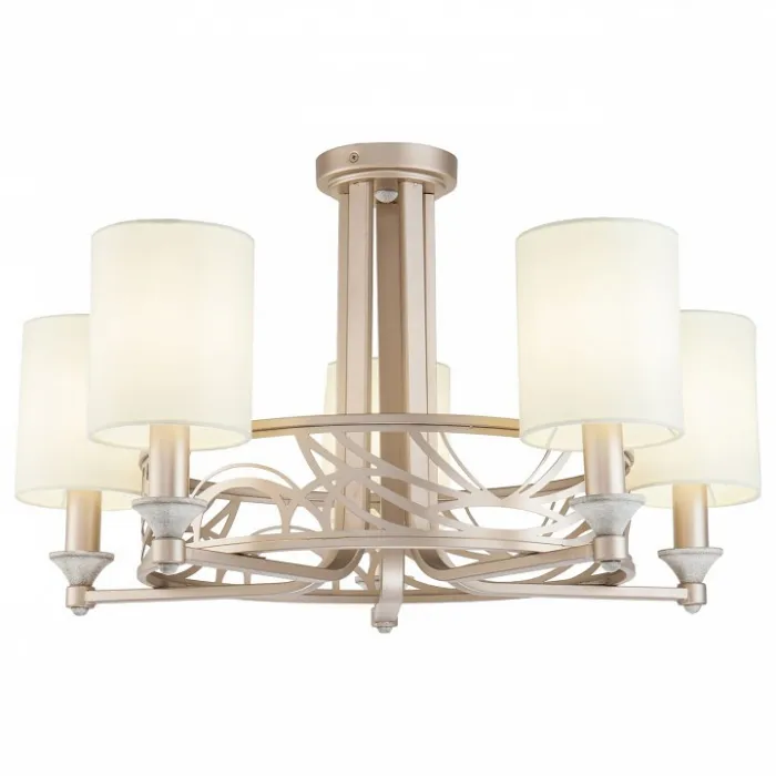 Подвесная люстра Maytoni Vittoria H004CL-05BG Цвет арматуры кремовый Цвет плафонов белый от ImperiumLoft