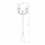 Фонарный столб Elektrostandard NLG99 NLG99HL004 черный от ImperiumLoft