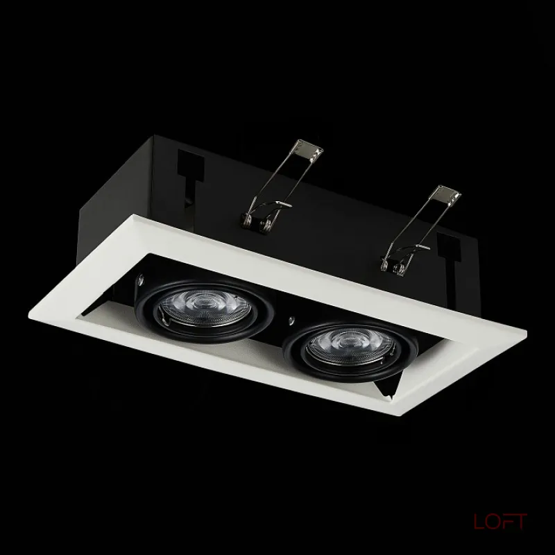 Встраиваемый светильник ST-Luce Hemi ST250.548.02 Цвет арматуры черный от ImperiumLoft