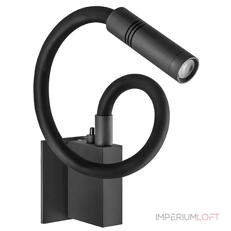 Бра Lightstar Muro 808617 Цвет арматуры черный Цвет плафонов черный от ImperiumLoft Бра Lightstar Muro 808617 Цвет арматуры черный Цвет плафонов черный от ImperiumLoft