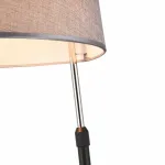 Настольная лампа декоративная Maytoni Bergamo MOD613TL-01B Цвет арматуры хром Цвет плафонов серый от ImperiumLoft