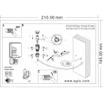 Светильник на штанге Eglo Faedo 3 97459 от ImperiumLoft