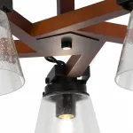 Потолочная люстра Rivoli Spartacus S5 BK Б0038088 