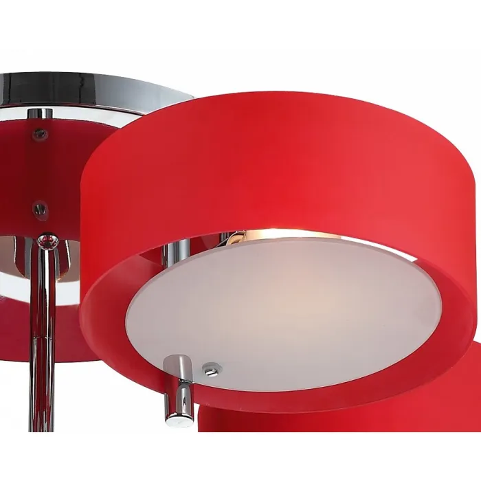 Потолочная люстра ST-Luce Foresta SL483.602.05 Цвет арматуры хром Цвет плафонов розовый от ImperiumLoft