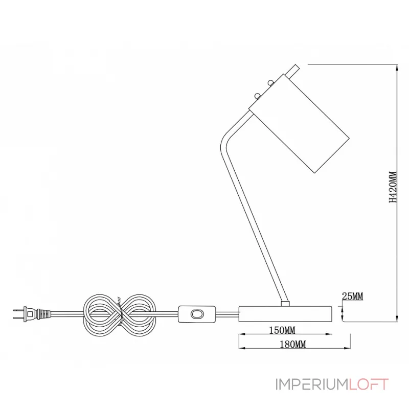 Настольная лампа декоративная Rivoli Lattea T1 CR Б0037699 Цвет арматуры хром Цвет плафонов серый