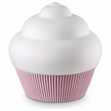 Настольная лампа декоративная Ideal Lux Cupcake CUPCAKE TL1 BIG ROSA Цвет плафонов белый