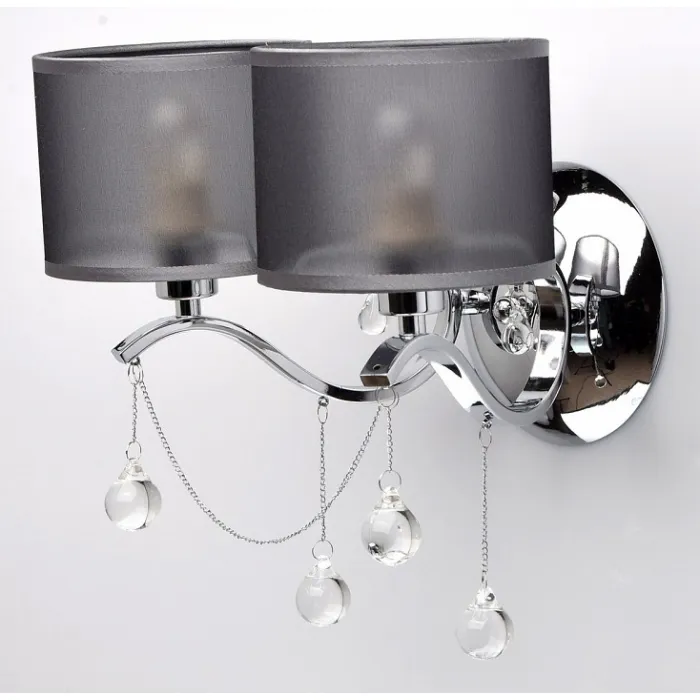 Бра MW-Light Федерика 82 379029302 Цвет арматуры хром Цвет плафонов черный от ImperiumLoft