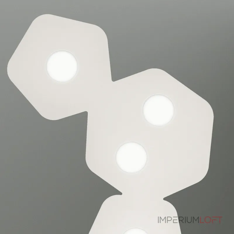 Накладной светильник Mantra Area 6640 Цвет арматуры белый Цвет плафонов белый