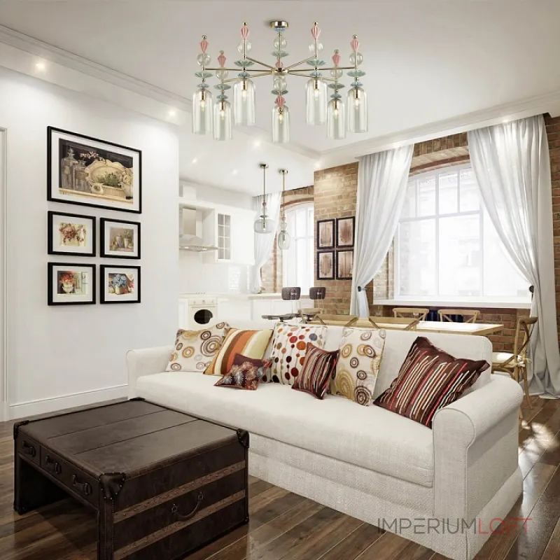 Люстра на штанге Odeon Light Bizet 4855/7C  Люстра на штанге Odeon Light Bizet 4855/7C