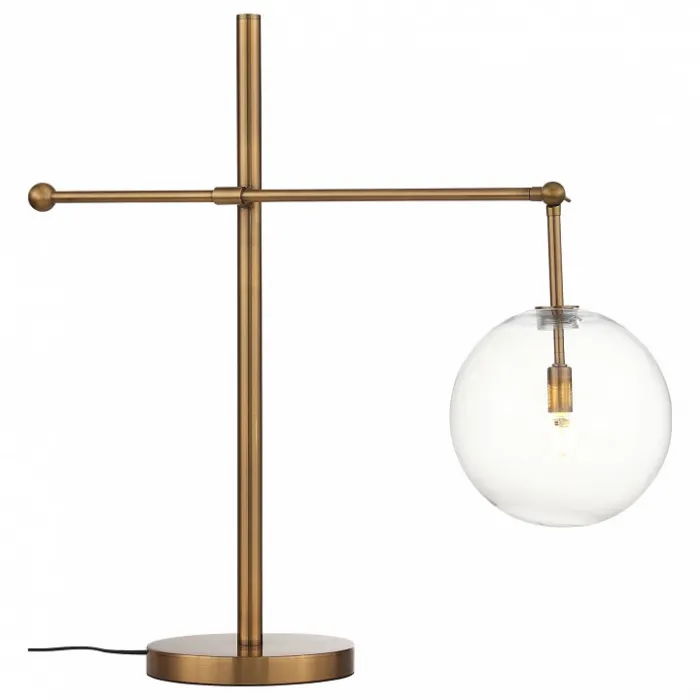Настольная лампа декоративная ST-Luce Sandro SL1205.304.01 Цвет плафонов прозрачный Цвет арматуры латунь от ImperiumLoft