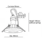 Встраиваемый светильник Deko-Light Alcor 110014 Цвет арматуры серебро Цвет плафонов прозрачный