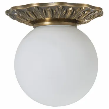 Накладной светильник Divinare Isabella 5007/08 PL-1 Цвет плафонов белый Цвет арматуры латунь от ImperiumLoft