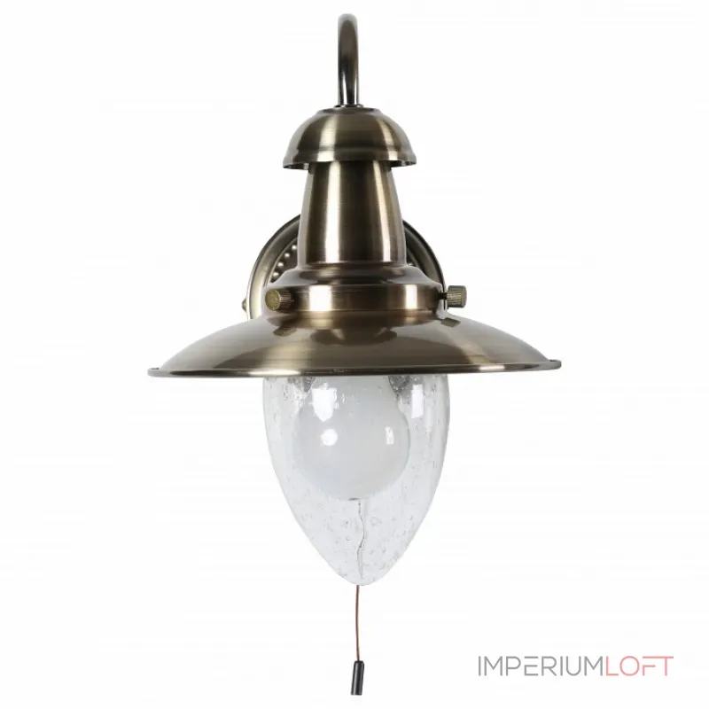 Бра Arte Lamp Fisherman A5518AP-1AB Цвет арматуры бронза Цвет плафонов прозрачный