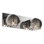 Бра Zumaline Crystal W0076-02A-B5FZ Цвет арматуры хром Цвет плафонов серый от ImperiumLoft