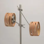 Настольная лампа декоративная DeMarkt Чил-аут 725030502 Цвет плафонов коричневый Цвет арматуры никель от ImperiumLoft