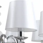 Подвесная люстра Stilfort Zafira 1043/09/08P Цвет арматуры хром Цвет плафонов белый от ImperiumLoft