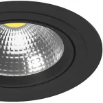 Встраиваемый светильник Lightstar Intero 111 i937070607 Цвет арматуры черно-белый