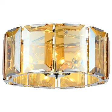 Подвесной светильник Ambrella Traditional 3 TR5133 Цвет арматуры золото Цвет плафонов янтарный
