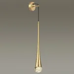 Бра Odeon Light Gota 4278/1W Цвет плафонов прозрачный Цвет арматуры золото от ImperiumLoft