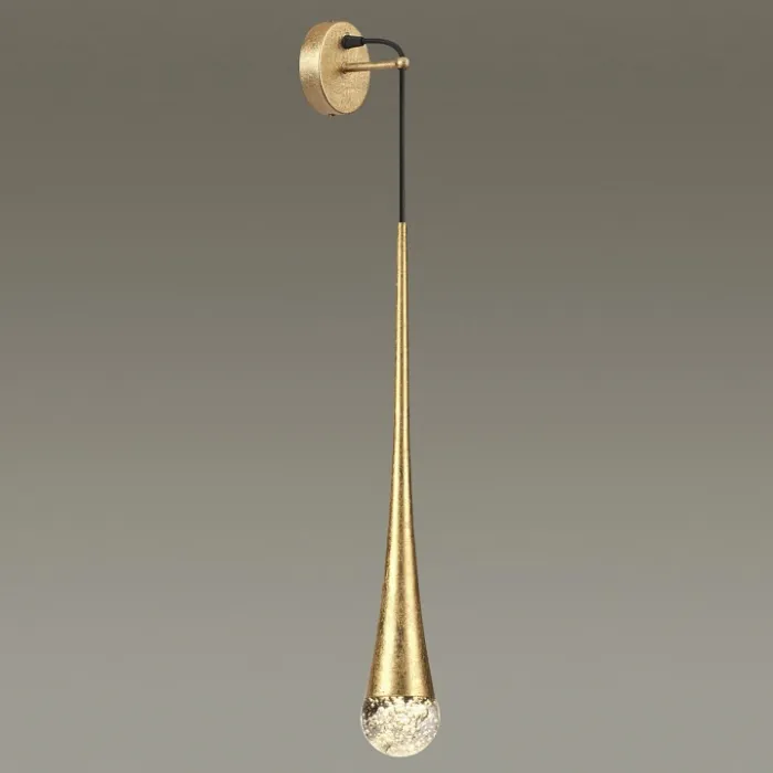 Бра Odeon Light Gota 4278/1W Цвет плафонов прозрачный Цвет арматуры золото от ImperiumLoft