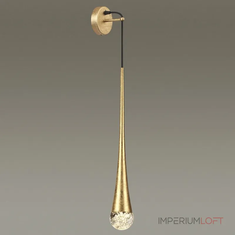 Бра Odeon Light Gota 4278/1W Цвет плафонов прозрачный Цвет арматуры золото Бра Odeon Light Gota 4278/1W Цвет плафонов прозрачный Цвет арматуры золото