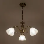 Подвесная люстра Citilux Латур CL413231 Цвет арматуры бронза Цвет плафонов белый