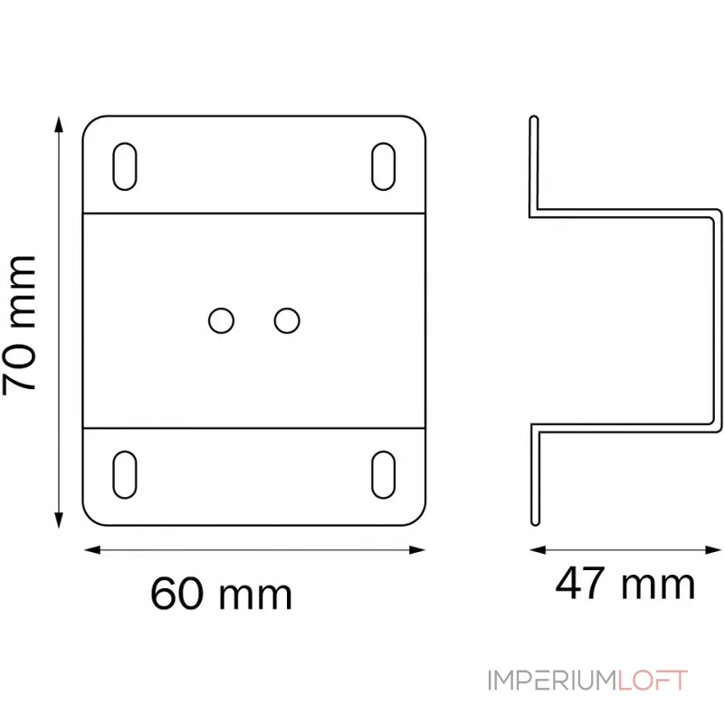 Крепление для трека Lightstar Barra 505171 Крепление для трека Lightstar Barra 505171