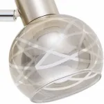 Спот TopLight Kristal TL1236Y-01SN Цвет плафонов серый Цвет арматуры никель