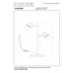 Настольная лампа декоративная Lucide Tundran 34544/02/30