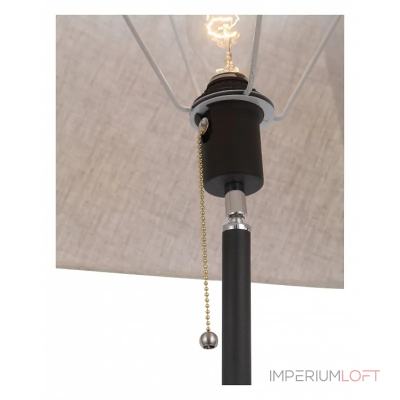 Торшеры с полкой ST-Luce Menola SLE302.415.01 Цвет арматуры коричневый Цвет плафонов кремовый