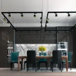 Светильник на штанге Novotech Knof 358720 Цвет арматуры черный Цвет плафонов черный от ImperiumLoft
