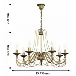 Подвесная люстра F-promo Chateau 2163-7P от ImperiumLoft