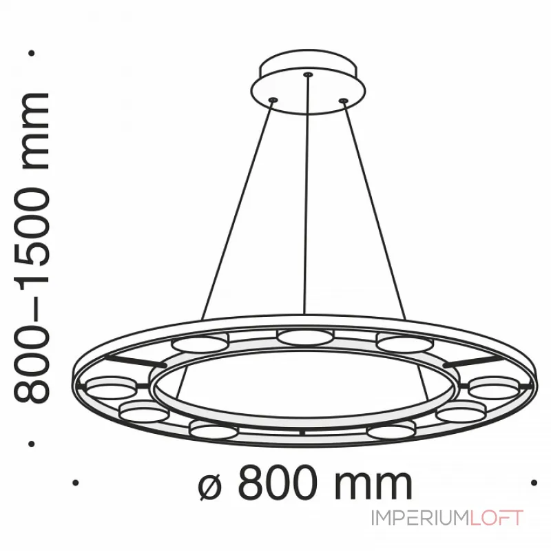 Подвесная люстра Maytoni MOD070PL-L63B3K Подвесная люстра Maytoni MOD070PL-L63B3K