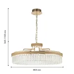 Подвесная люстра Favourite Visconte 4304-8P от ImperiumLoft