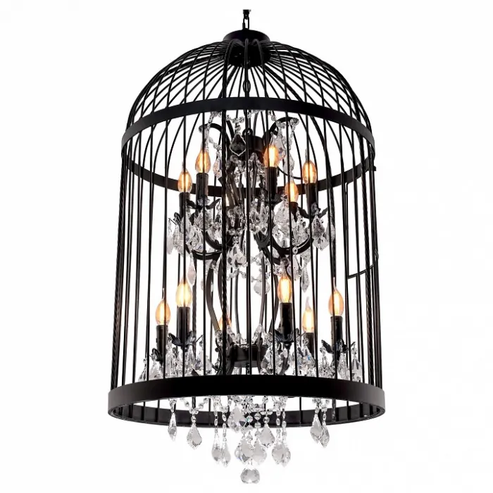 Подвесная люстра Loft it 1891 LOFT1891/12 Цвет арматуры черный Цвет плафонов прозрачный от ImperiumLoft