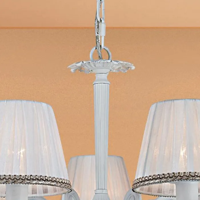 Подвесная люстра Citilux Канон CL412172 Цвет арматуры белый Цвет плафонов серебро от ImperiumLoft