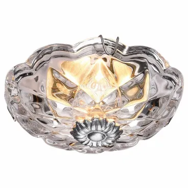 Встраиваемый светильник Favourite Conti 1551-1C Цвет арматуры серебро Цвет плафонов прозрачный