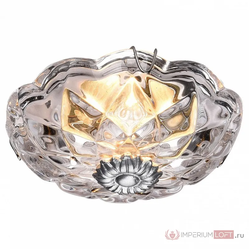Встраиваемый светильник Favourite Conti 1551-1C Цвет арматуры серебро Цвет плафонов прозрачный от ImperiumLoft