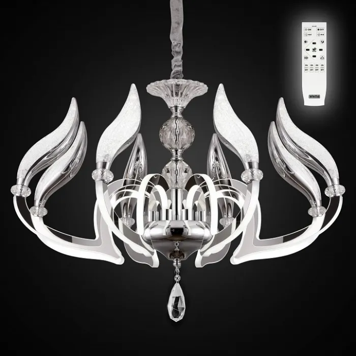 Подвесная люстра Citilux Diva EL339P08 Цвет плафонов белый Цвет арматуры хром от ImperiumLoft