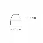 Плафон металлический Artemide Tolomeo Sospensione Decentrata 0371050A от ImperiumLoft