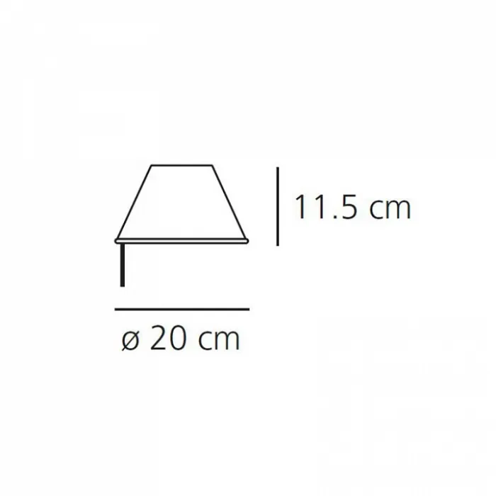 Плафон металлический Artemide Tolomeo Sospensione Decentrata 0371050A от ImperiumLoft