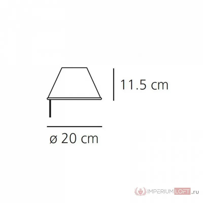 Плафон металлический Artemide Tolomeo Sospensione Decentrata 0371050A от ImperiumLoft